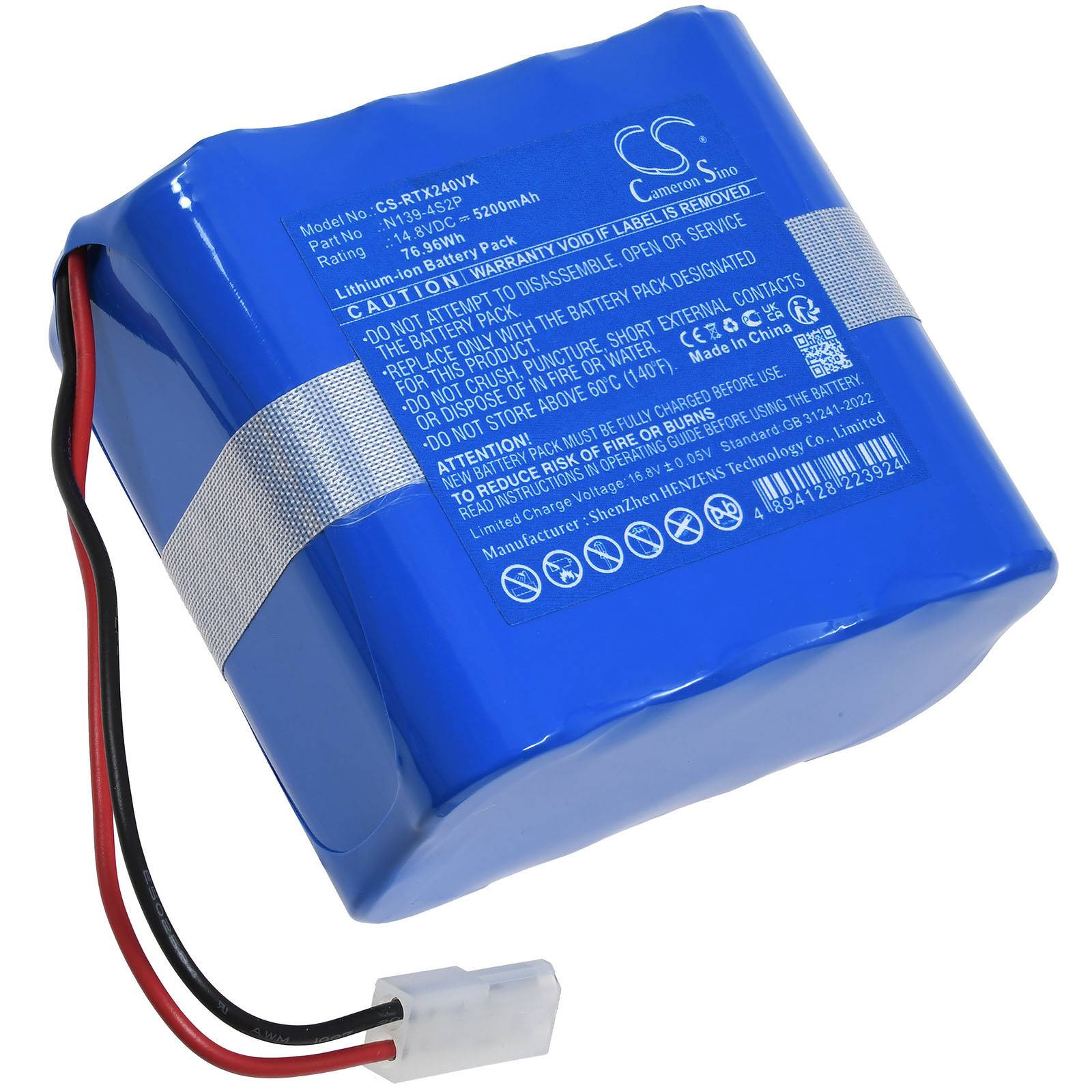 Powery Akku kompatibel mit Tefal Typ SS-2230003459, 14,8V, Li-Ion