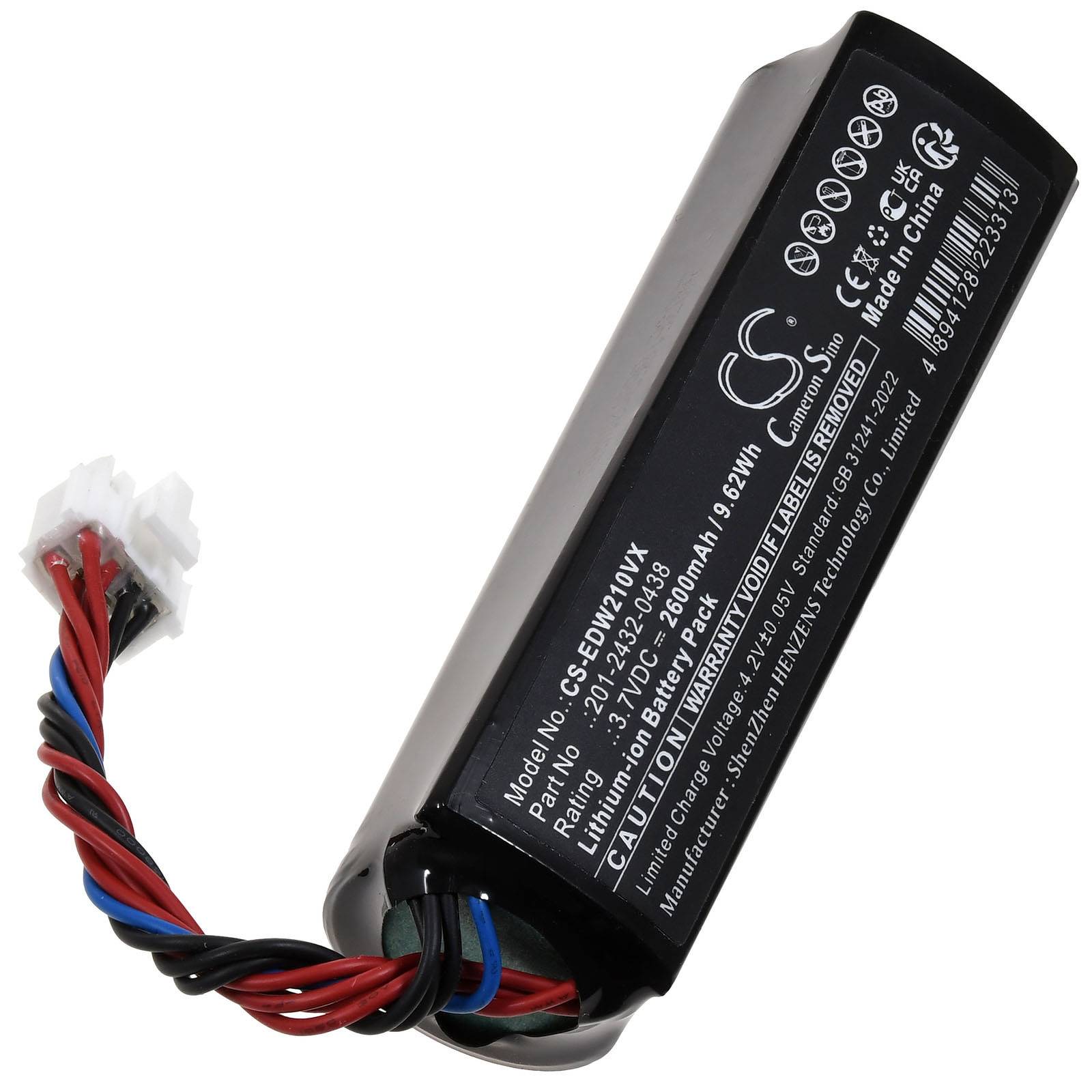 Powery Akku für Ecovacs Winbot Mini Winbot W1S Fensterputzroboter, 3,7V, Li-Ion