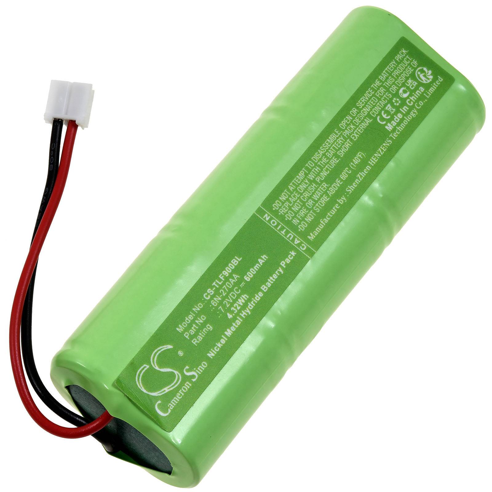 Powery Akku passend für Telenot 35-973 F1011/S FM 433 Alarmanlage Typ 6N-270AA, 7,2V, NiMH