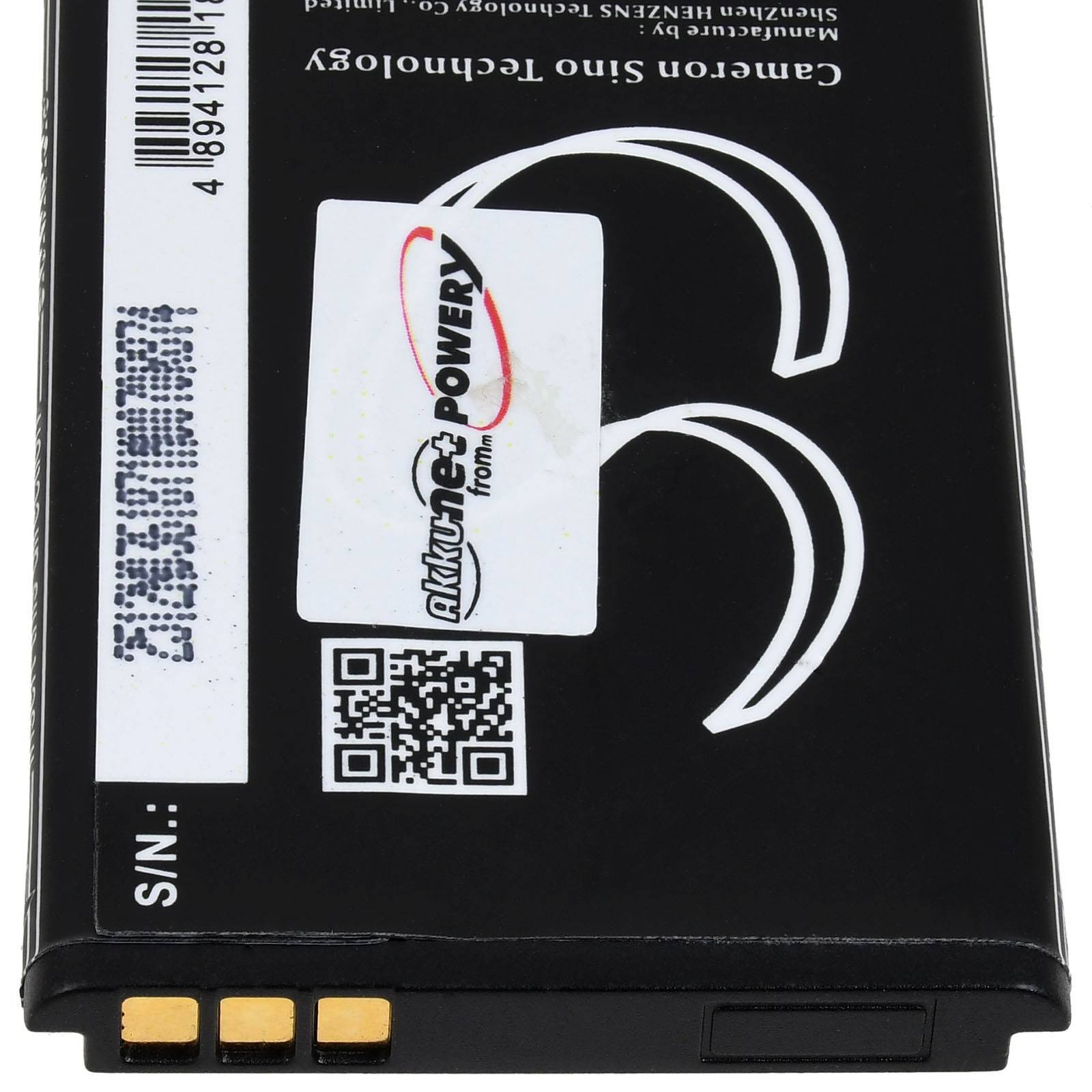 Powery Akku passend für Panasonic KX-TU400 KX-TU450 Handy Typ 433450ART, 3,7V, Li-Ion