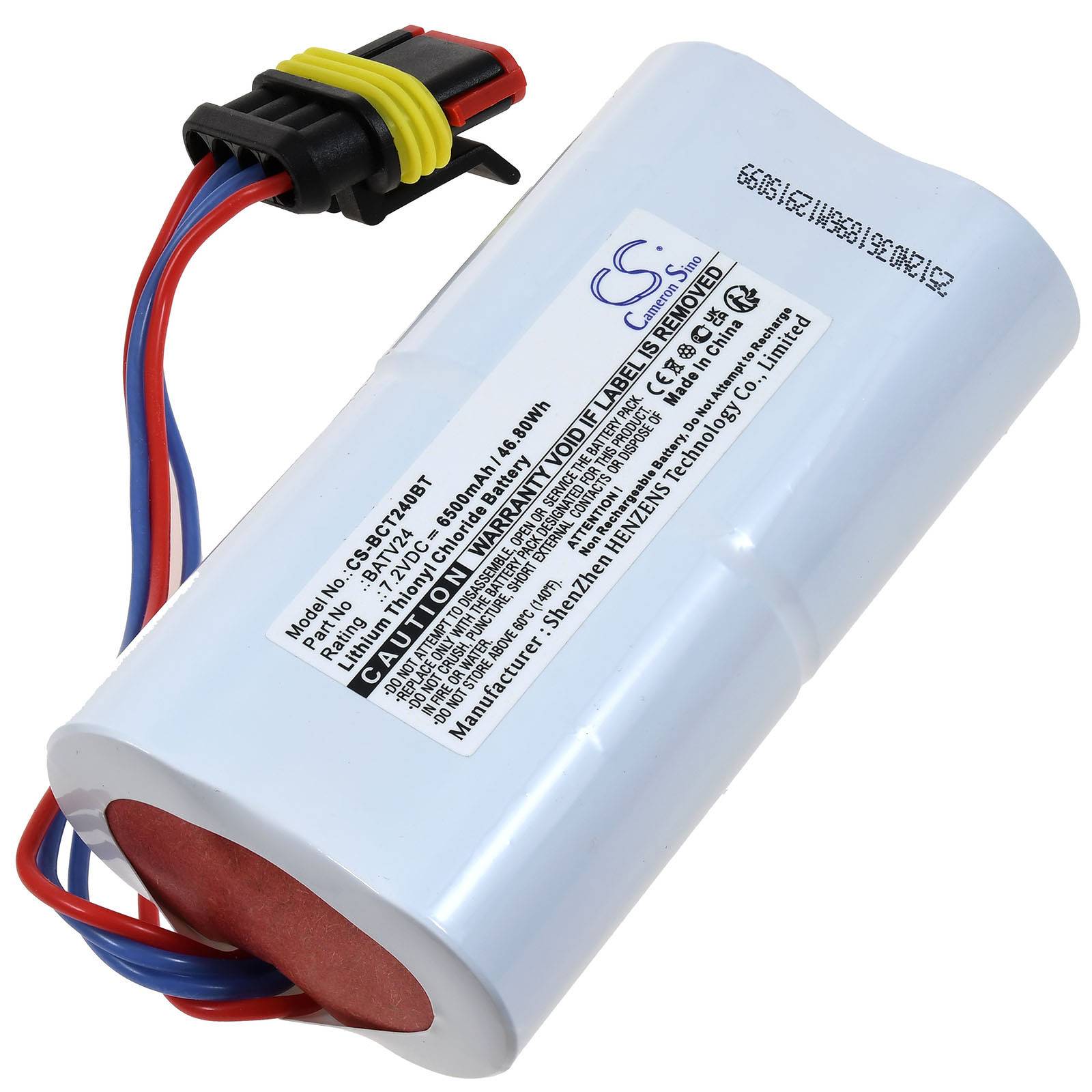 Powery Batterie kompatibel mit Daitem DC408 Alarmanlage / Typ BATV24 / Gira Typ 148900, 7,2V, Lithium-Thionylchlorid