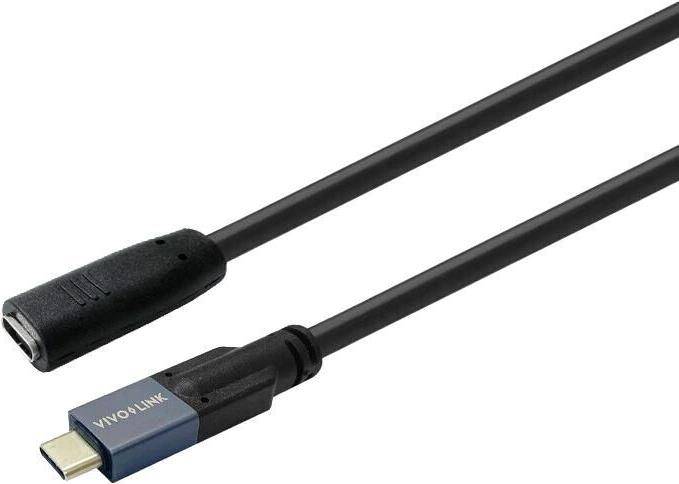 VivoLink USB-C male to female 0.3m USB3.2 Supports 20 Gbps data