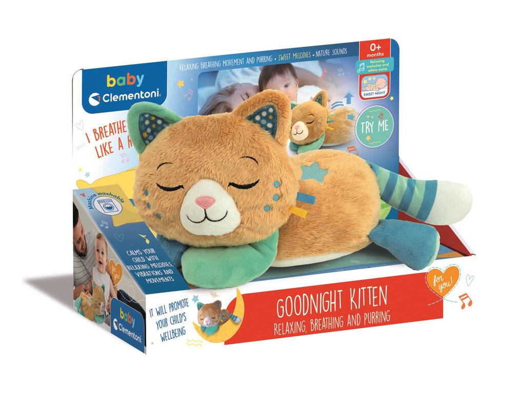 Schnurrende Katze Morpheus Kuscheltier - Clementoni 17593