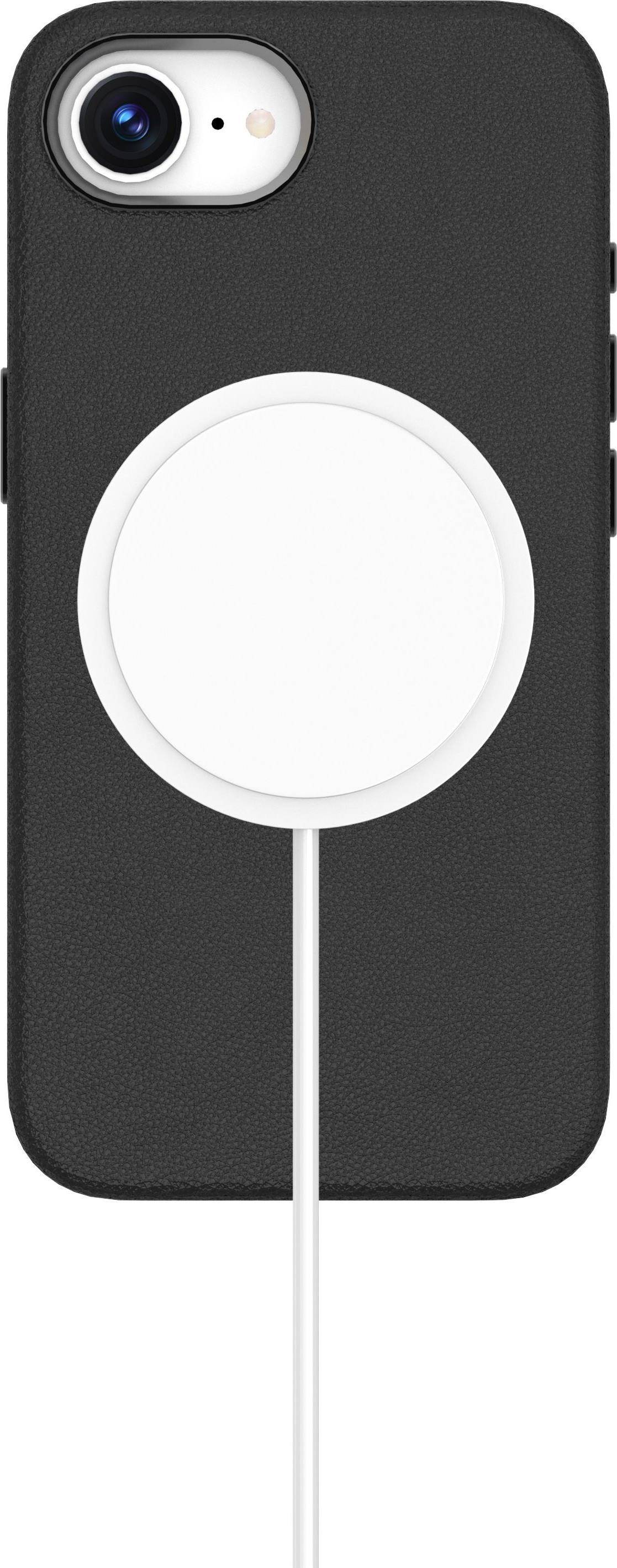 eSTUFF INFINITE GRS VENICE iPhone 16e Black Leather Magnetic (ES67160026)