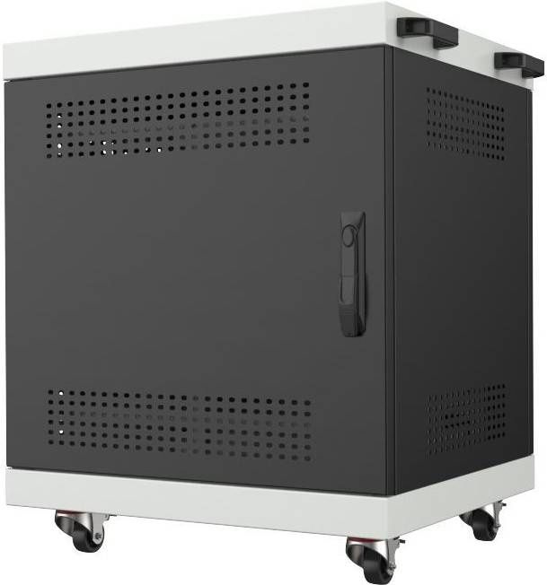 Lanview NOTEBOOK LAPTOP CABINET 14U Rack Cabinet W:650 x D:550 x (LVR14U6555BL-NOTEBOOK-LAPTOP)