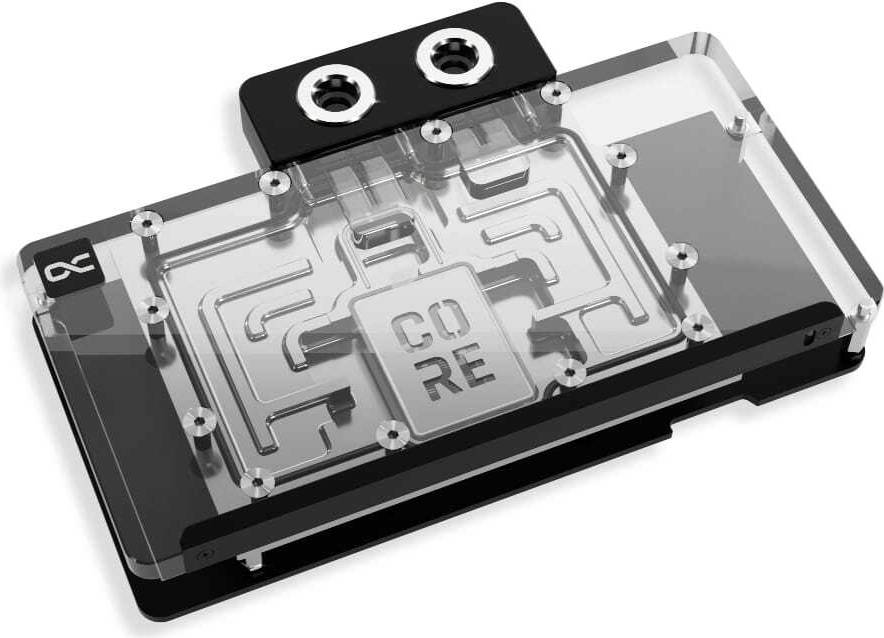 Alphacool Core RX 9070 XT Hellhound+ Pure transparent/chrom inkl