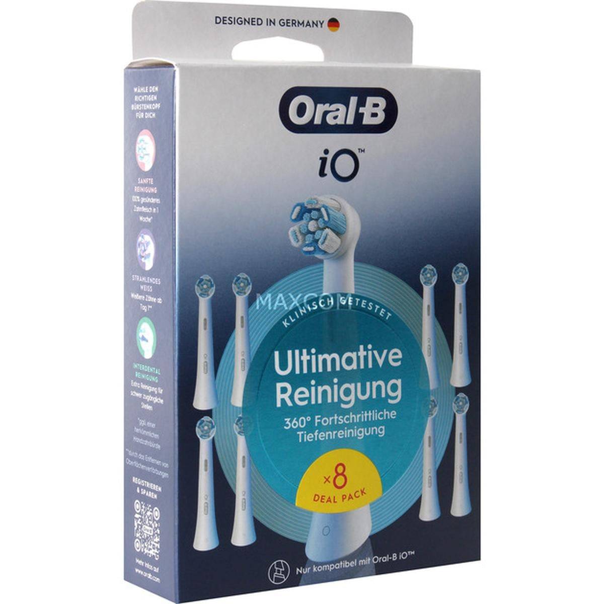 Oral-B iO Ultimative Reinigung Aufsteckbürsten 8-Pack weiß