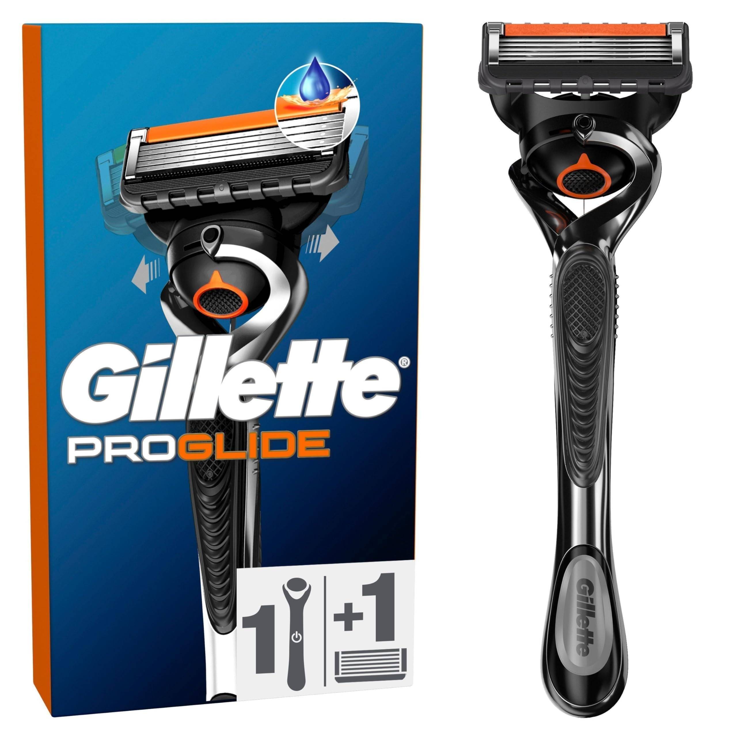 Gillette Fusion5 Proglide Rasierer inkl. 1 Klinge silber/schwarz