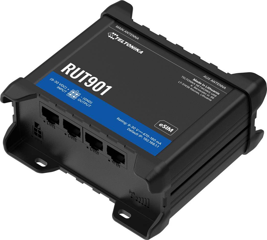 TELTONIKA RUT901 LTE/4G Router eSIM