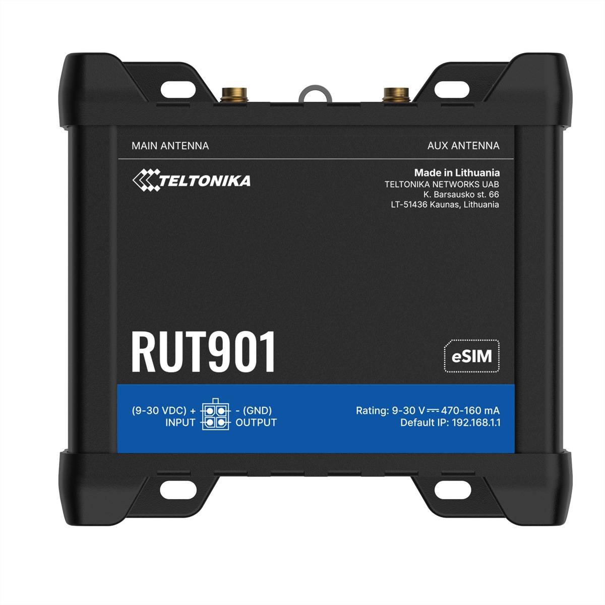 TELTONIKA RUT901 LTE/4G Router eSIM