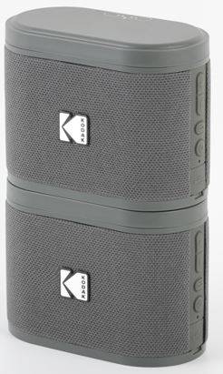 Kodak SoundBrix Wireless Stack Speaker (Treble Gray), 2PCS