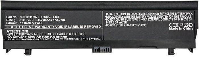 CoreParts Laptop Battery 48Wh Li-ion 10-8V 4400mAh Black 00NY488
