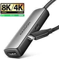AXAGON RVC-HI8KPD USB-C -> HDMI 2.1 redukce adapter 8K/60Hz 4K/144Hz (RVC-HI8KPD)