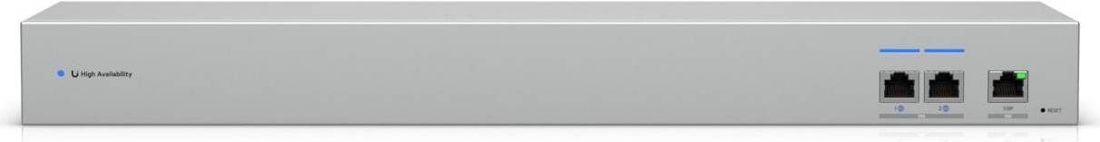 Ubiquiti 10 GbE WAN Switch linking two UniFi Gateways to a single ISP