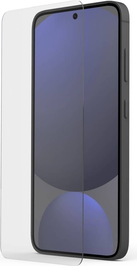 Eine Nahaufnahme der Rückseite und Seite eines modernen Smartphones, die einen eleganten schwarzen Rahmen und minimalistisches Design zeigt und sein schlankes Profil hervorhebt.