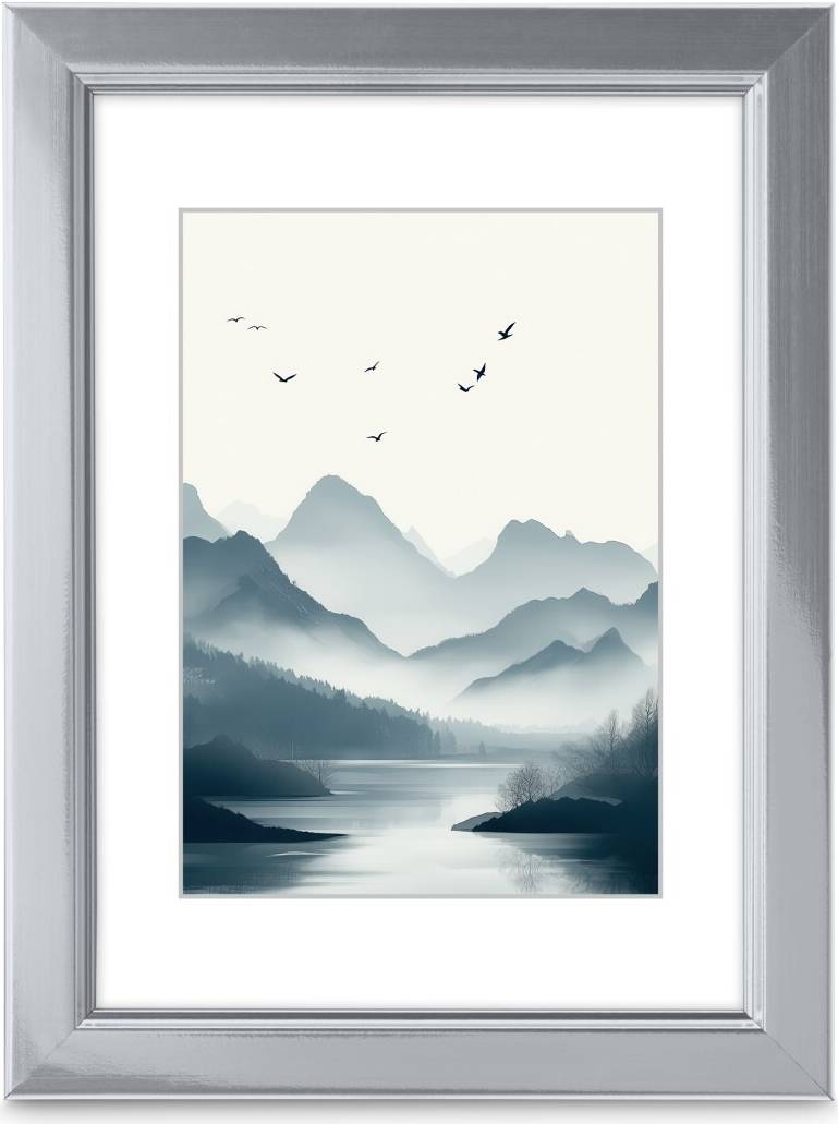 Hama Kunststoffrahmen Chill, Silber, 15 x 20 cm (00193290)