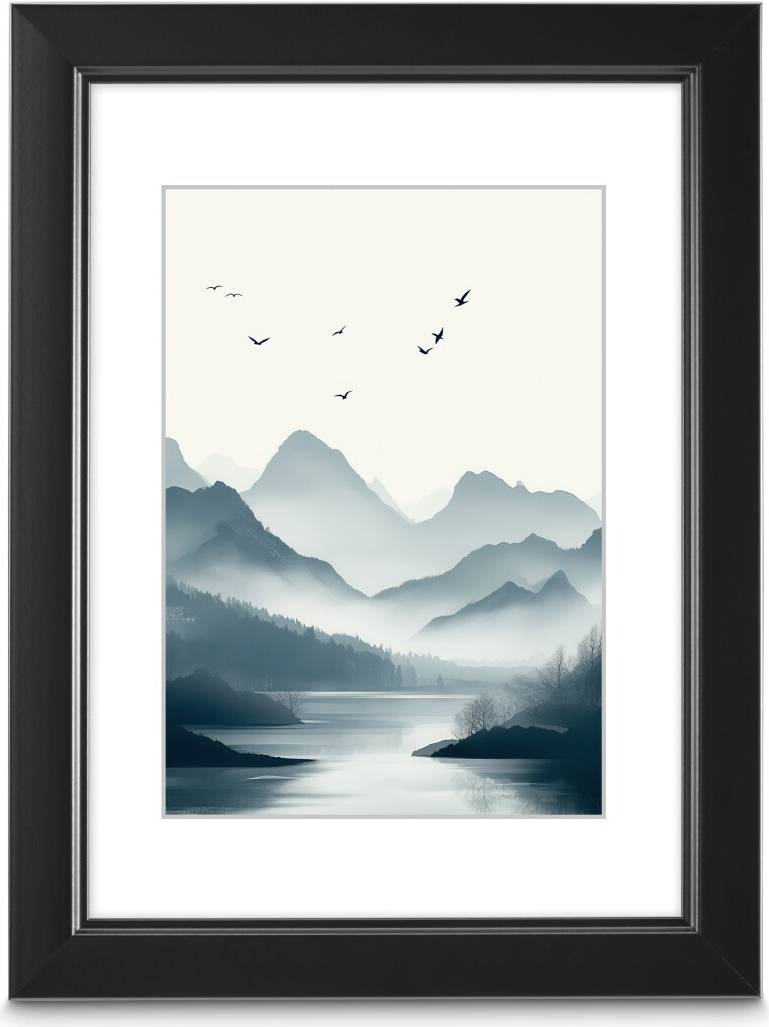 Hama Kunststoffrahmen Chill, Schwarz, 15 x 20 cm (00193285)