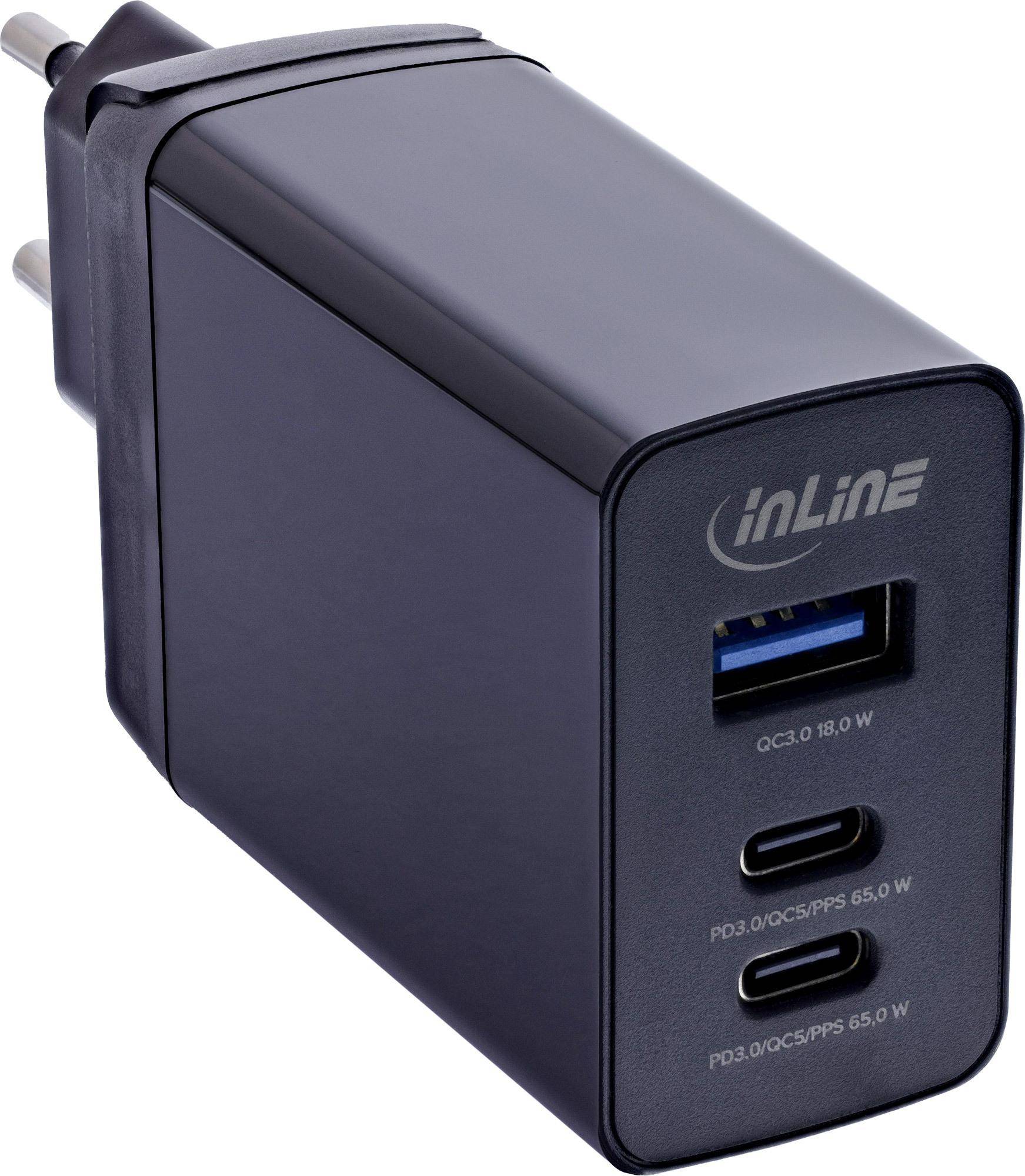 InLine 3-Port TravelCharge