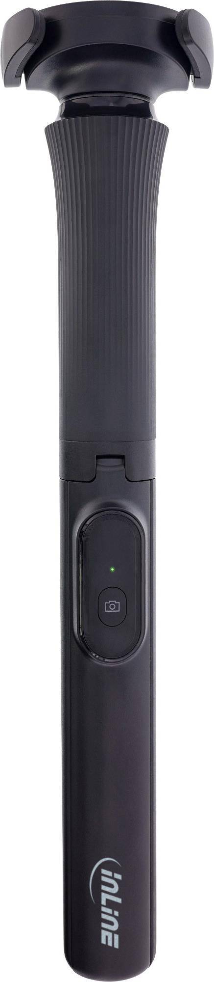 InLine® Magnetisches Handy Stativ & Selfie Stick, Bluetooth Funkauslöser Schlösser / Stative
