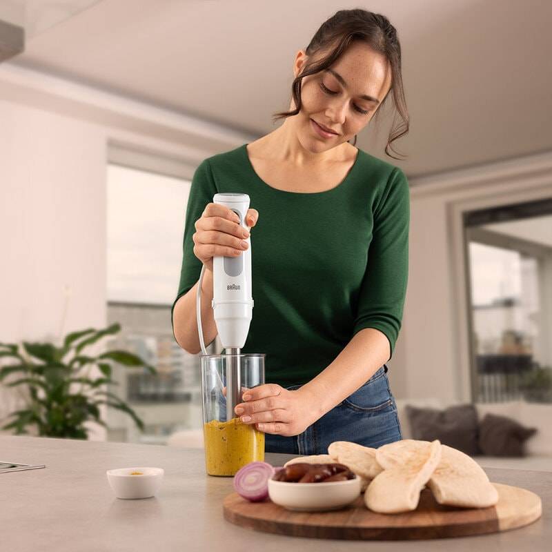 Braun MQ50201M Stabmixer MultiQuick 5 weiß