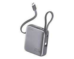 4smarts Powerbank Pocket Dual Cord 22.5W spacegrau - Batterie