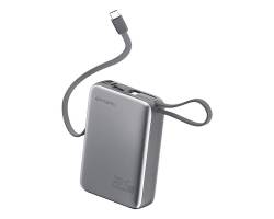 4smarts Powerbank Pocket Dual Cord 22.5W spacegrau - Batterie