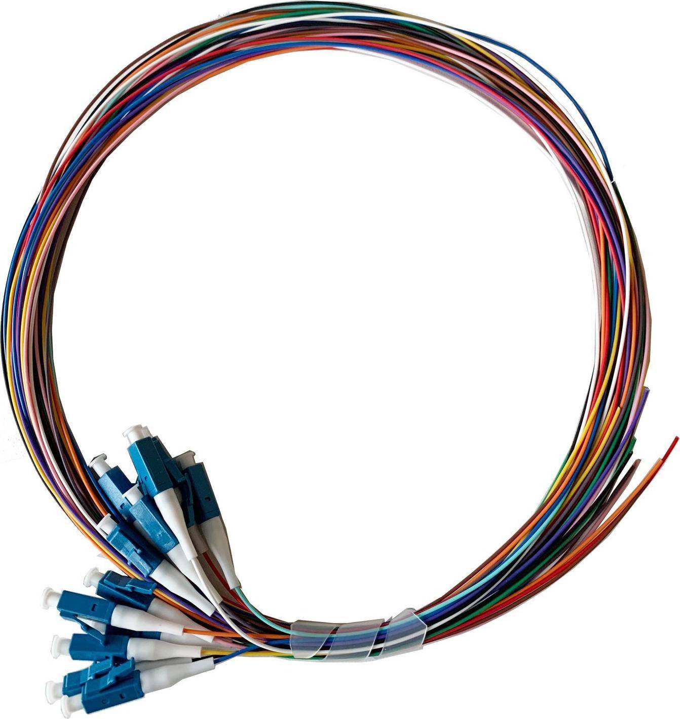 Lanview Pigtail LC/UPC 9/125 OS2 G657A1, 0.9mm, 2meters (LVO-PIG-LCUPC-12CORE-OS2-2M)