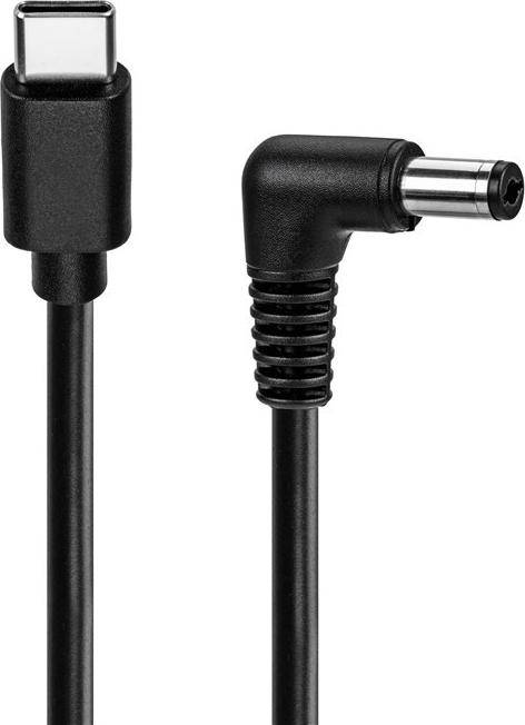 Goobay USB-C -auf-DC-Kabel 5 V/3 A 0.5 m -> DC-Stecker 5.50 x 2.50 (78968)