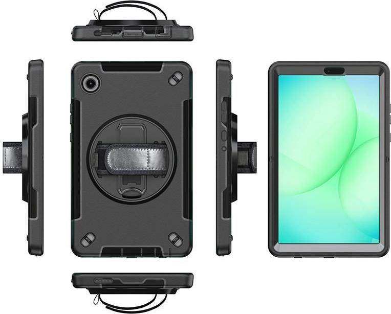 eSTUFF Galaxy Tab A11 OHIO Defender Case with hand strap and (ES68105012-BULK)