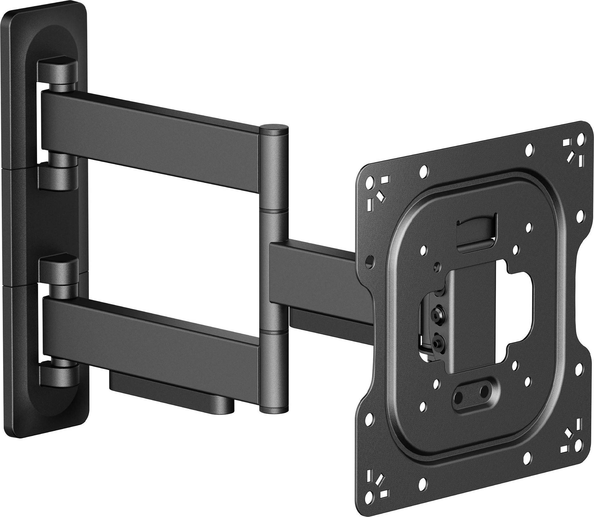 InLine® Full-Motion TV Wandhalterung, 23–43 Zoll, bis 35 kg, schwarz (23103B)