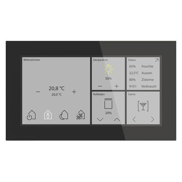 MDT KNX Glas Touch Smart Schwa BE-GTS06TS.01S