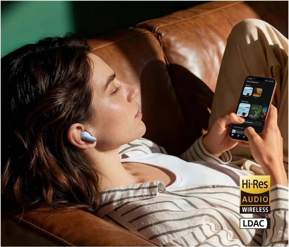 ANKER Soundcore Liberty Buds blue Bluetooth Semi In-Ears ANC Live-Übersetzung Transparenz-Modus Spatial Audio