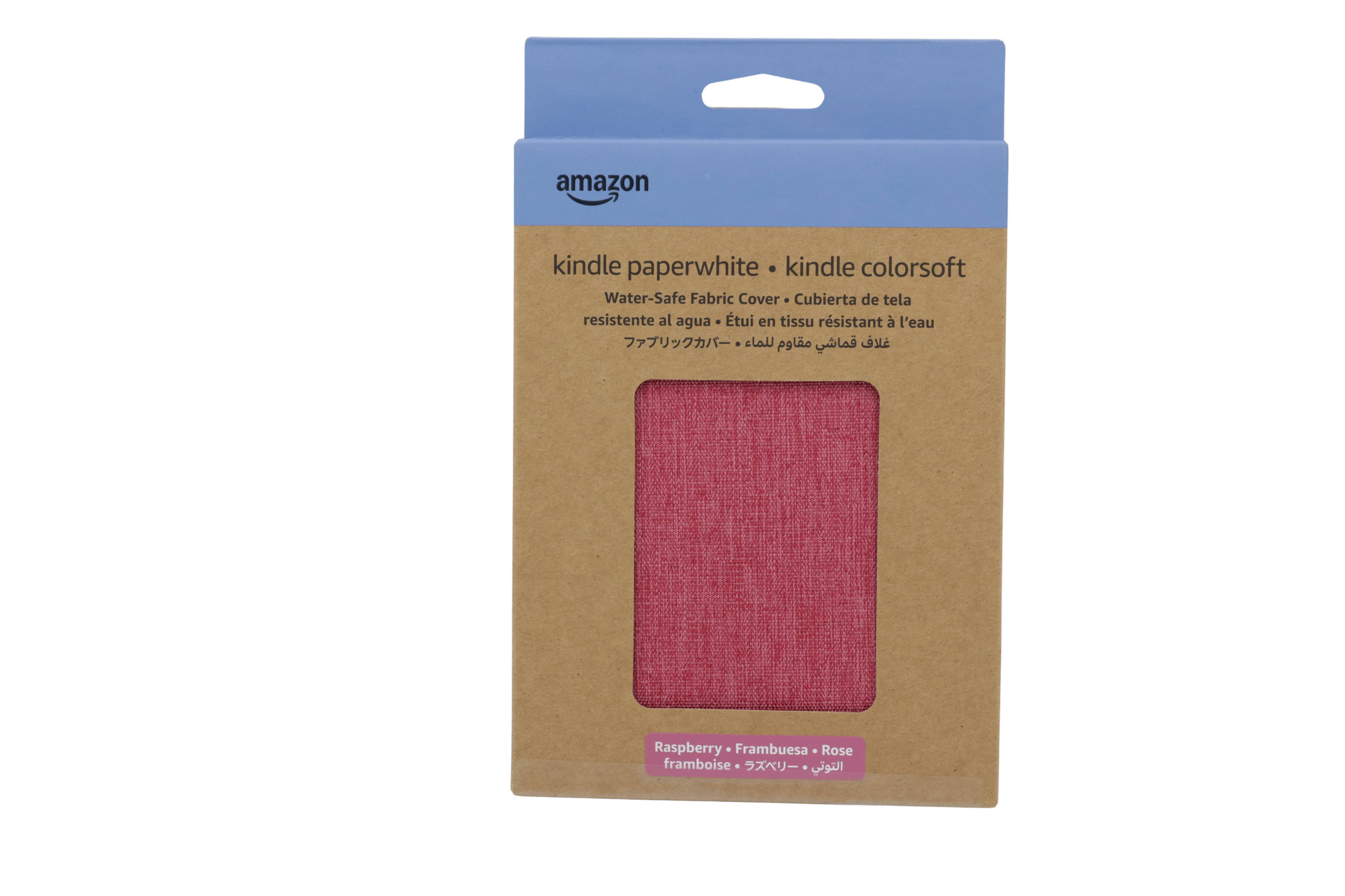 Amazon Kindle Paperwhite 2024 fabric cover - raspberry
