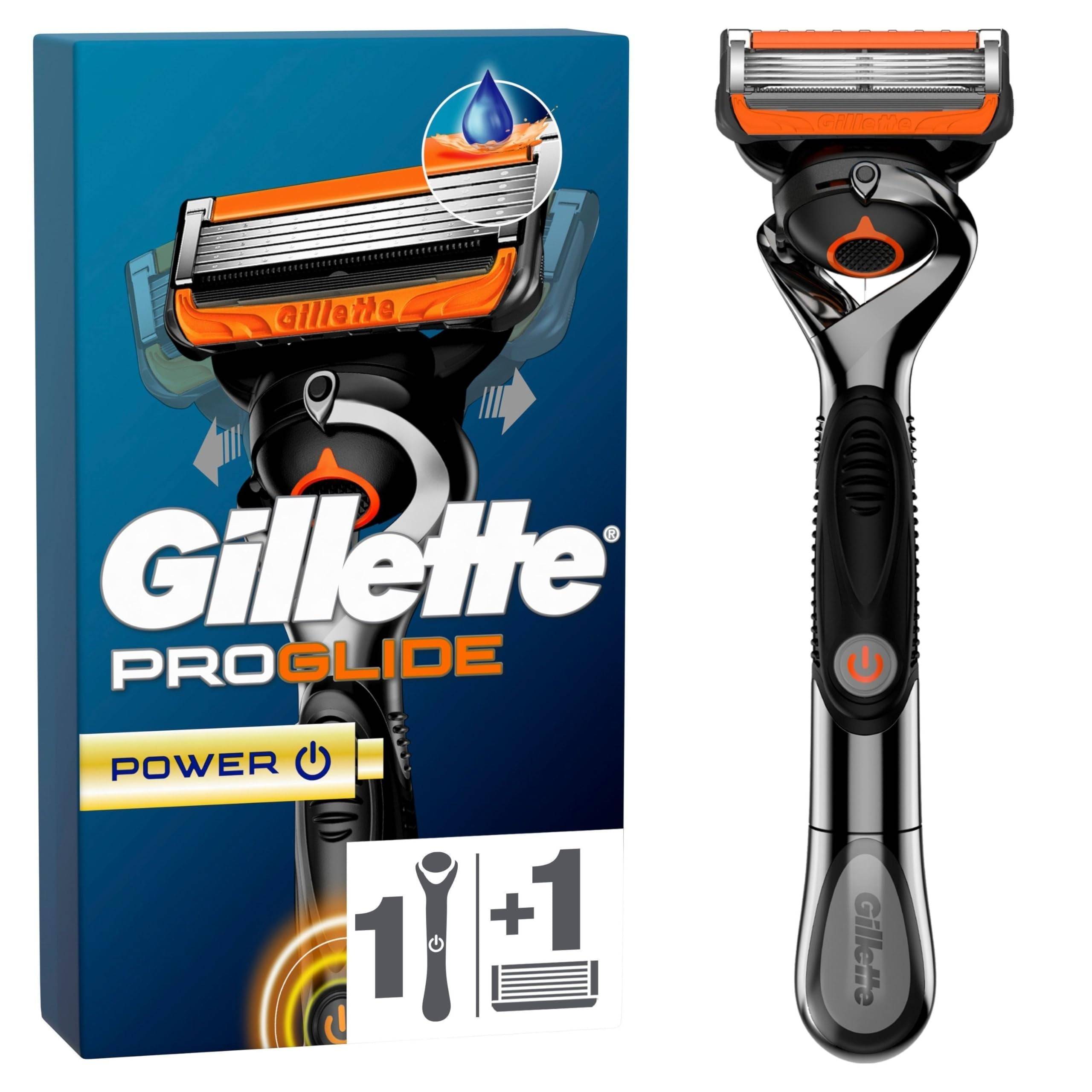Gillette Fusion5 Proglide Power Rasierer inkl. 1 Klinge schwarz