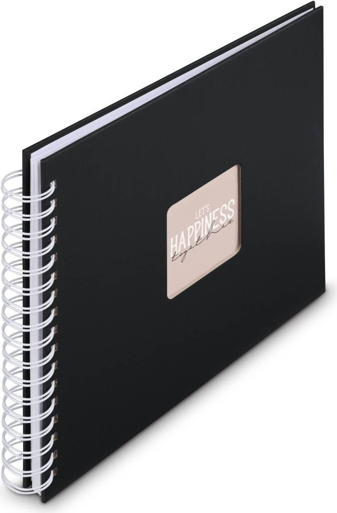 Hama Spiral-Album Fine Art 50 weiße Seiten New Black (00009831)