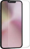 Ein Smartphone mit einem beschädigtem Bildschirm, das einen unscharfen Hintergrund zeigt. Das Gerät ist eingeschaltet und zeigt deutlich den Displayschaden.