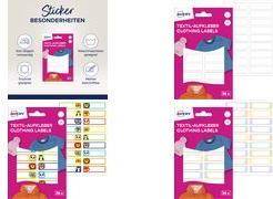 Avery Zweckform 36 Namensetiketten farbsortiert (ETVET36A)