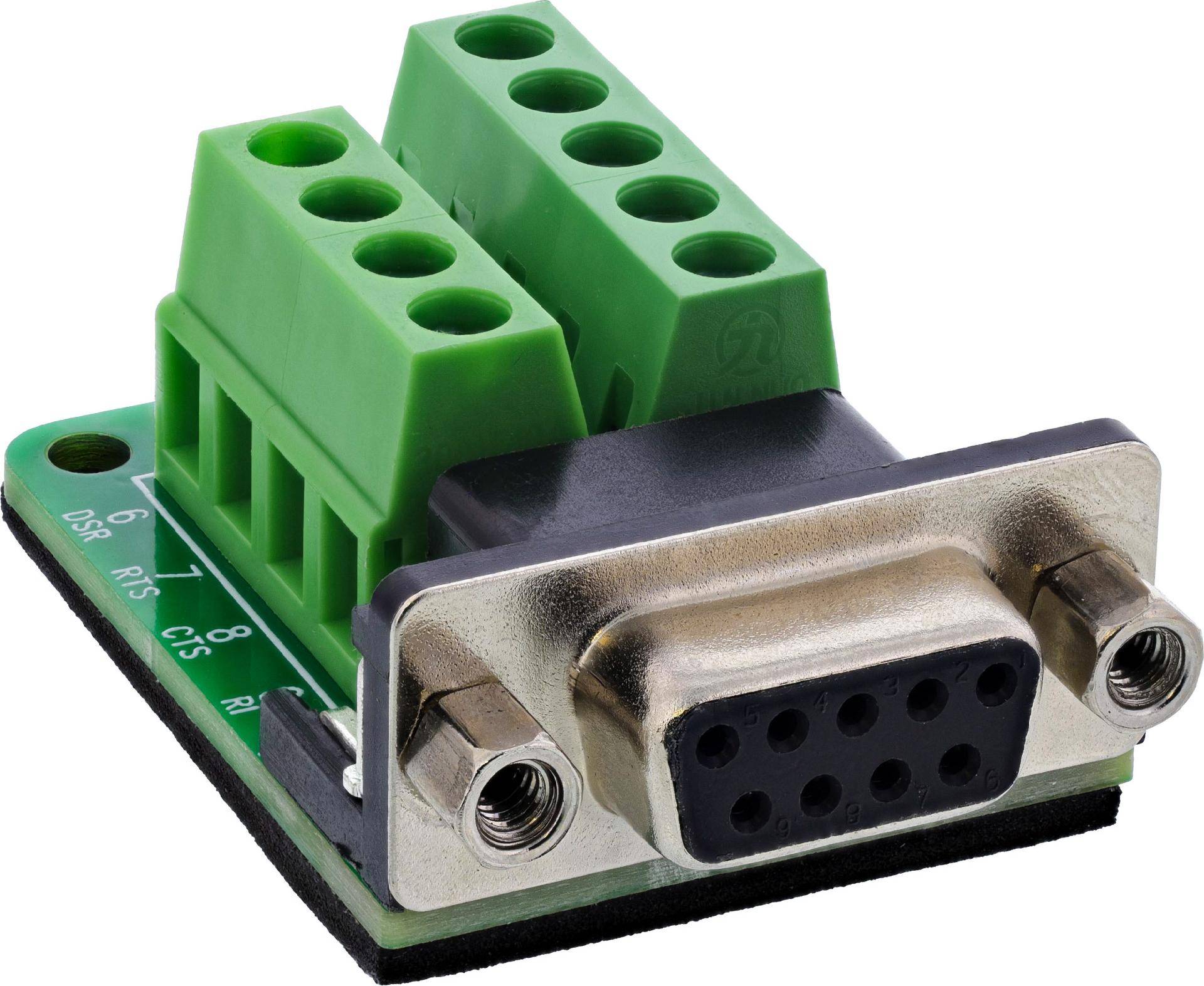 InLine Terminalblock D-Sub 9 Buchse