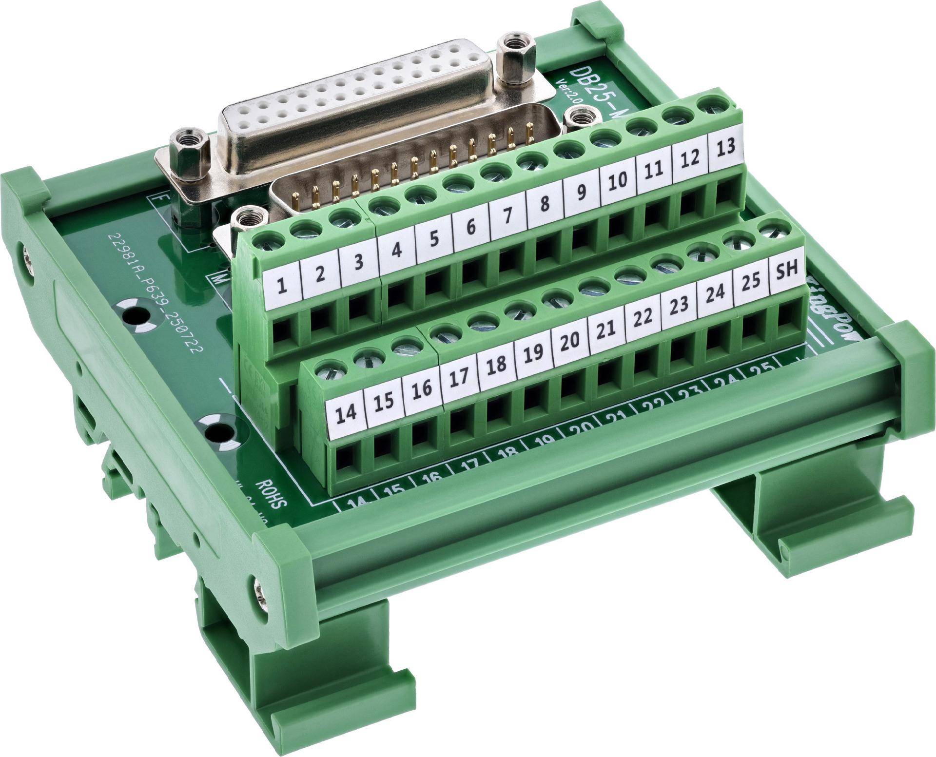 InLine D-Sub 25 Terminalblock