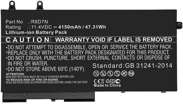 CoreParts Laptop Battery 45.6Wh Li-ion 11.4V 4000mAh 451-BCQZ for