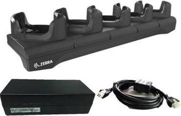 ZEBRA KIT : Five-slot cradle kit to charge TC53 / TC58, TC53e / TC58e / TC53e-RFID devices, Includes five pre-installed