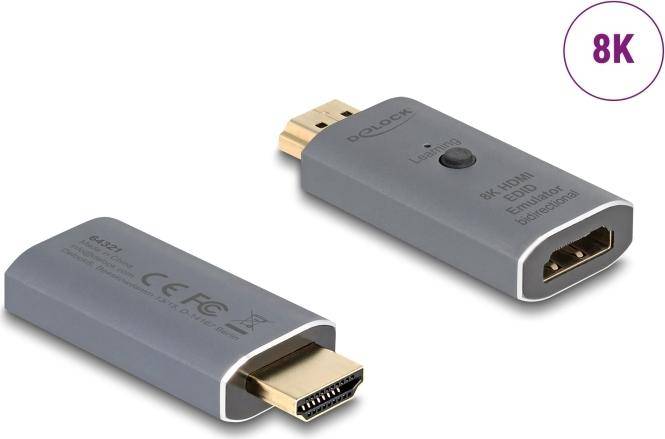 Delock HDMI EDID Emulator 8K bidirektional (64321)
