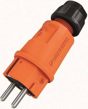 Mennekes Stecker SCHUKO orange15204216A 2p+PE IP54 (152042)
