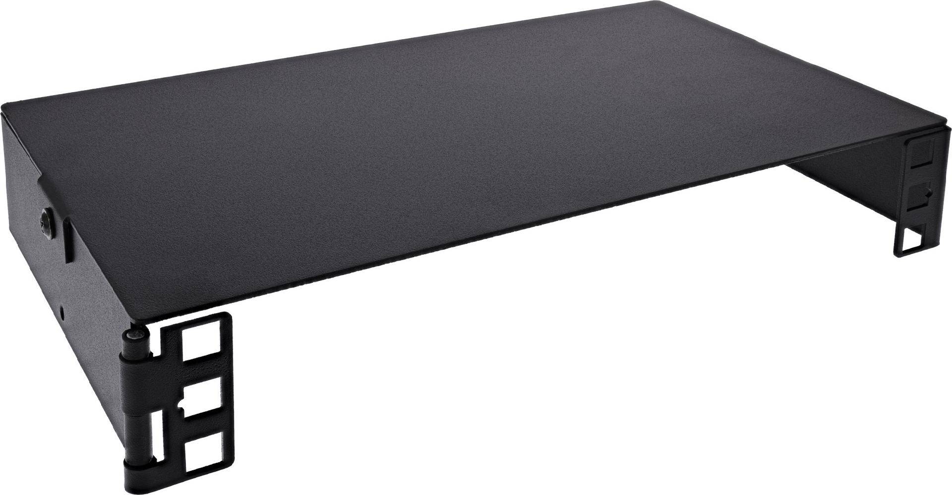 InLine 10'' Mini Rack zur Wandmontage 1HE 15.2cm Tiefe schwarz (10101B)
