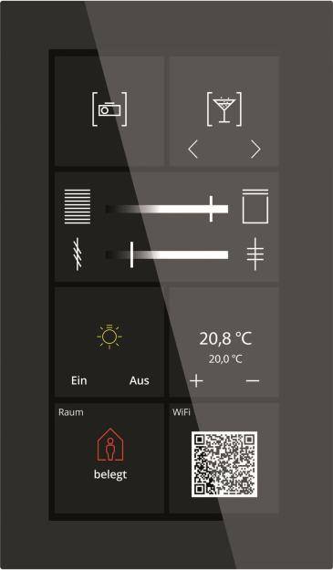 MDT KNX Glas Touch Smart Plus 6 Zoll BE-GTSP6TS.01S (BE-GTSP6TS.01S)