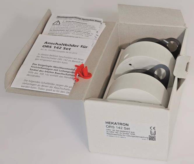 Hekatron Set Optischer ORS 142 SetRauchschalter 31-5000017-01-04 (31-5000017-01-04)