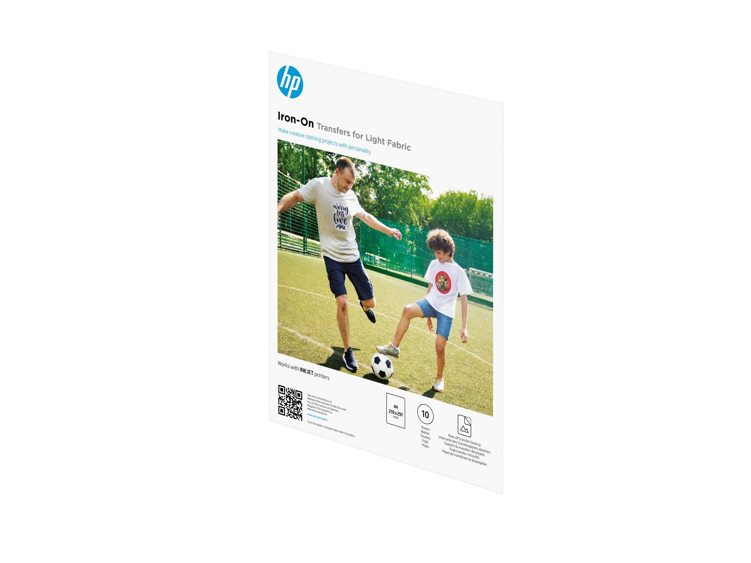 HP Light Fabric A4 (210 x 297 mm) 10 Etikett(en)