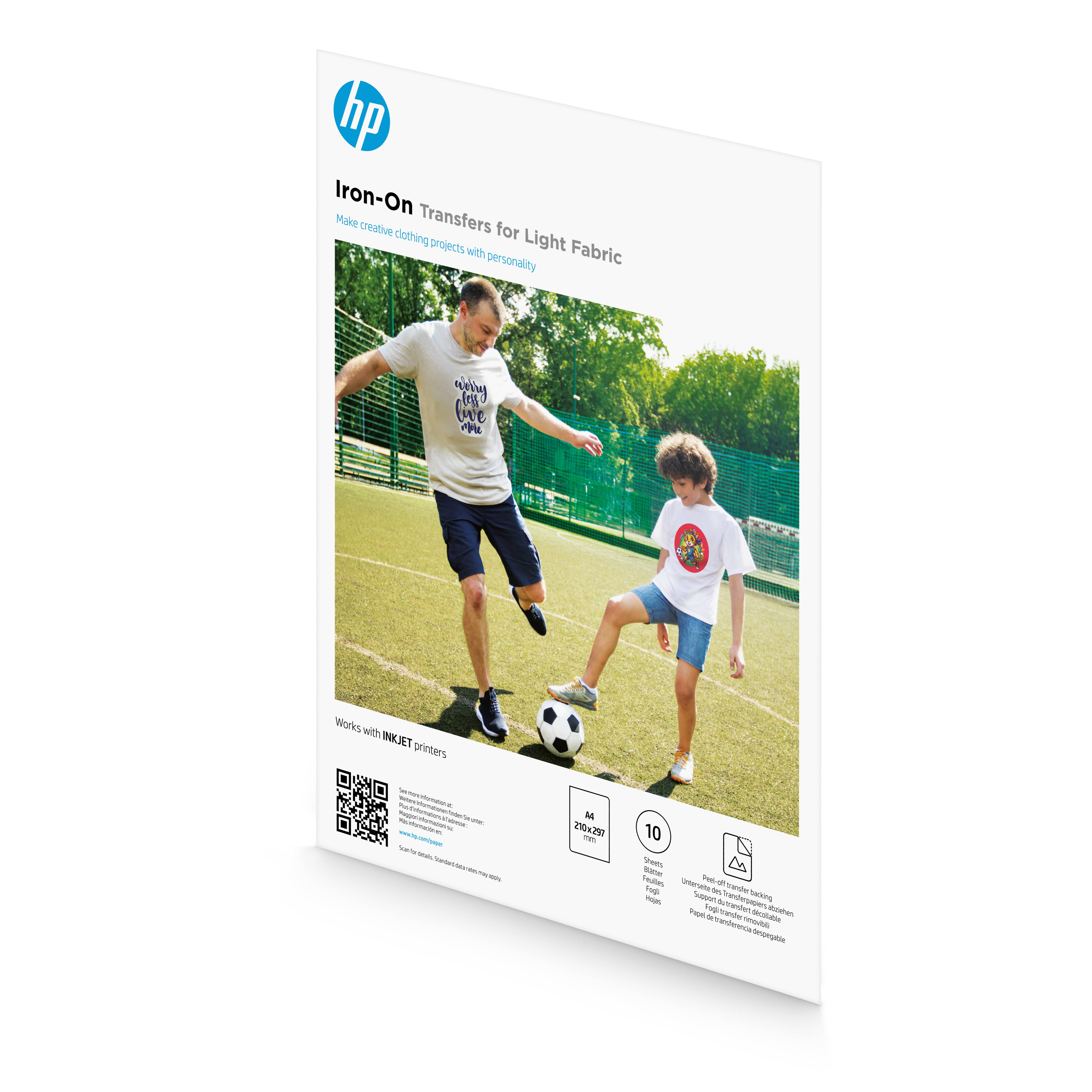 HP Light Fabric A4 (210 x 297 mm) 10 Etikett(en)
