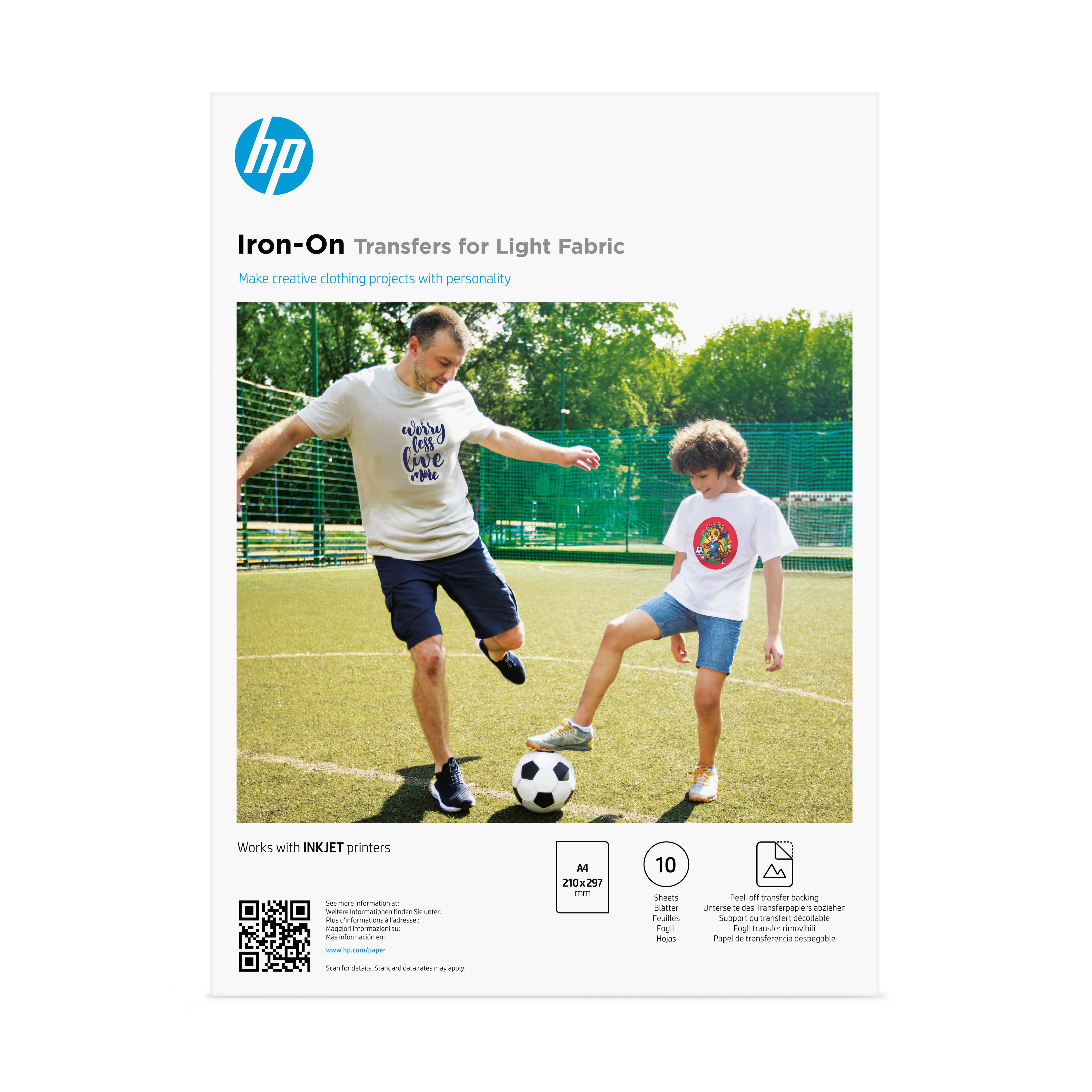 HP Light Fabric A4 (210 x 297 mm) 10 Etikett(en)