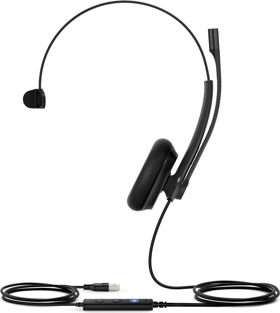 Yealink Uh34 Lite Headset Wired Black (UH34 LITE MONO TEAMS)